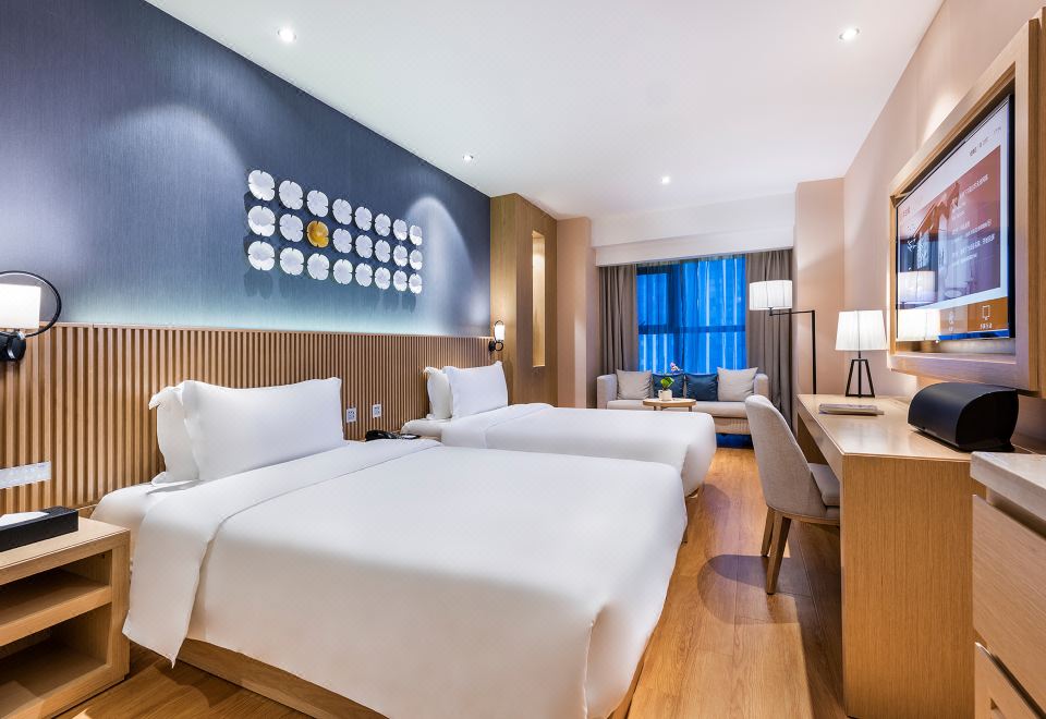 商务双床房（迷你冰箱+智能客控+电视投屏）