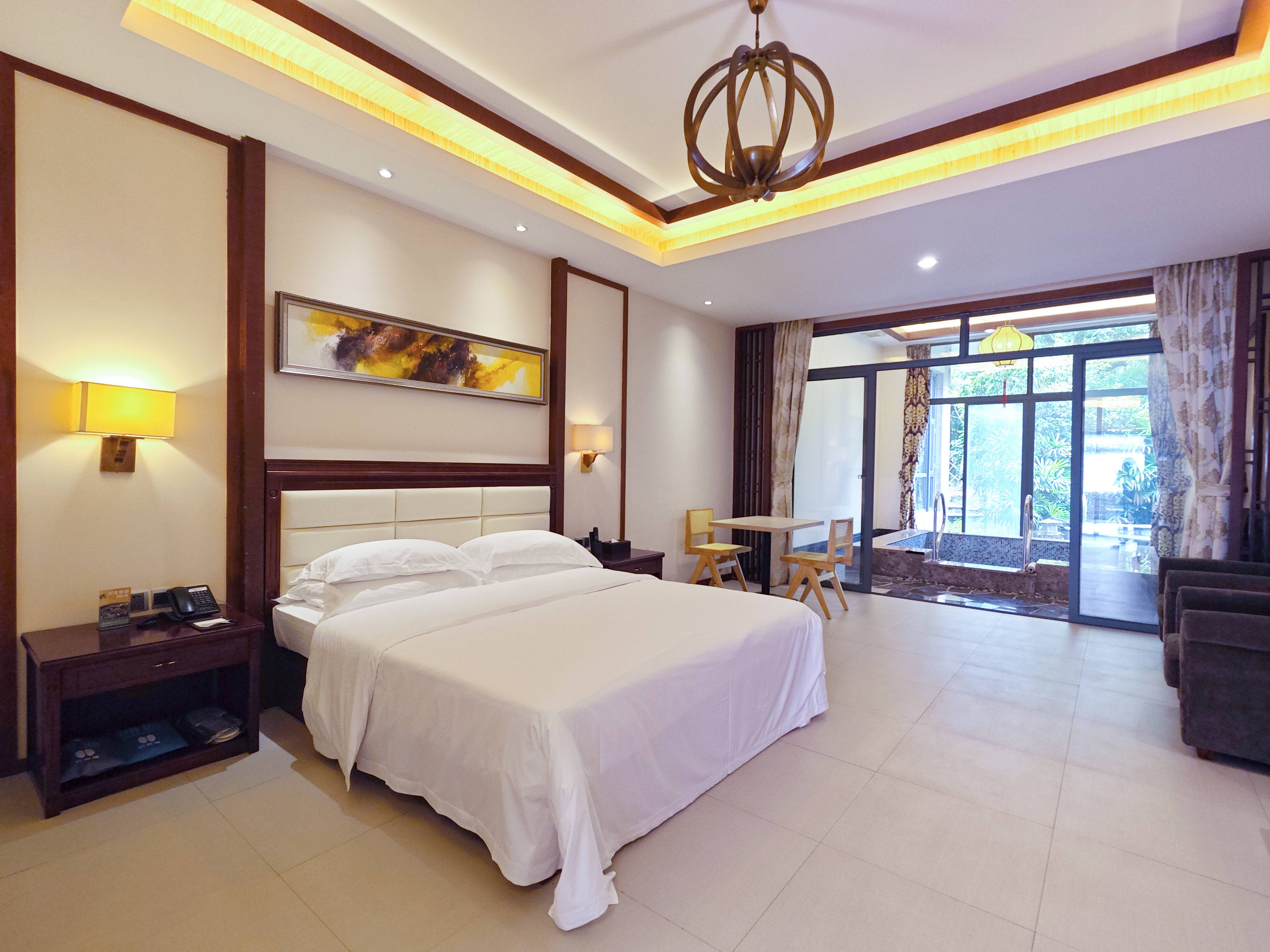 别墅汤屋大床房（室内私汤泡池）