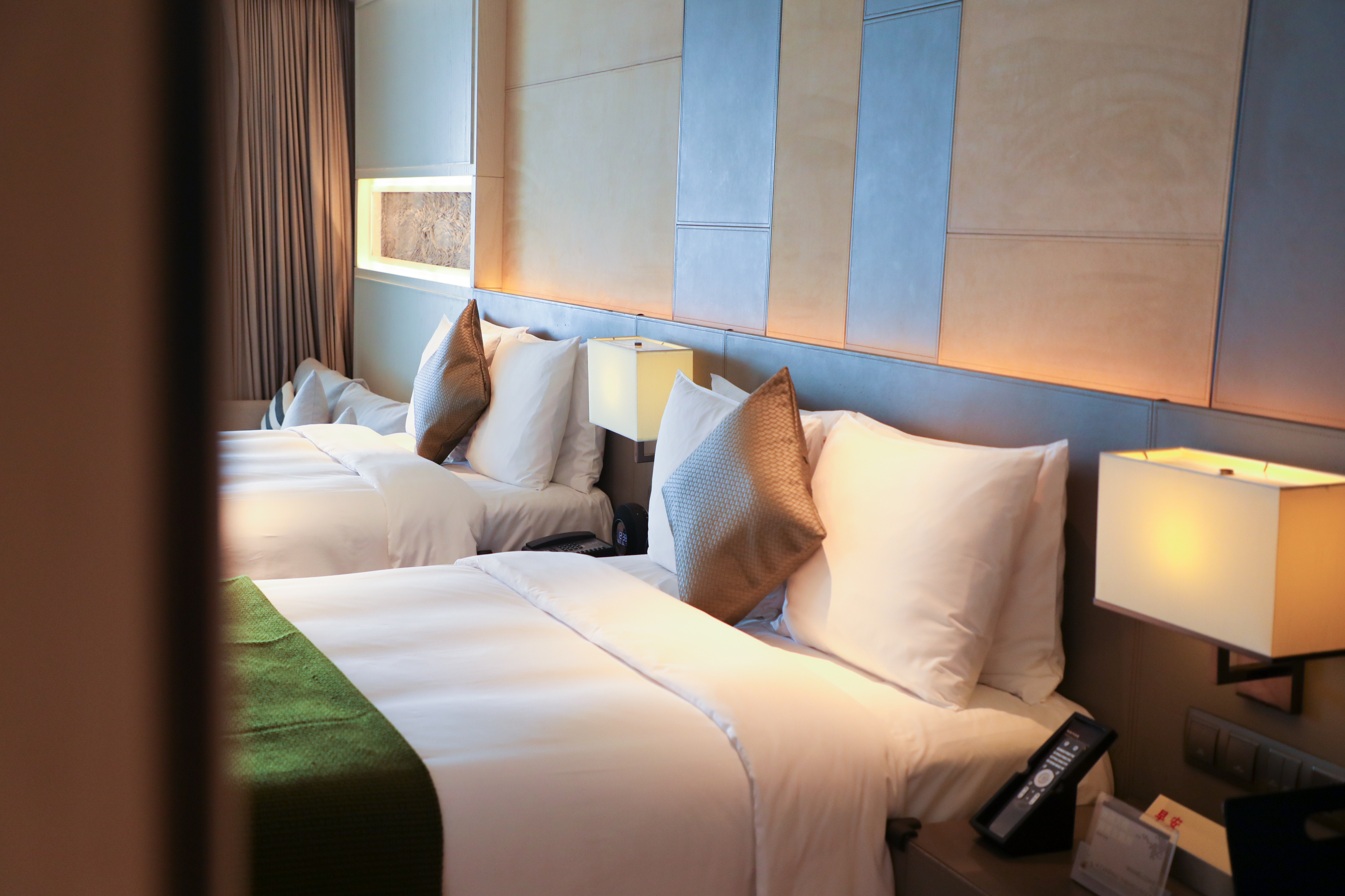 山海奢野露營摩登格海景雙床房