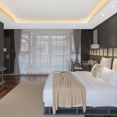 湖畔謐境·陽光大床房【獨享風景+浴袍+60S純棉床品】 花築奢·麗江古城沁湖軒湖景花園客棧優惠