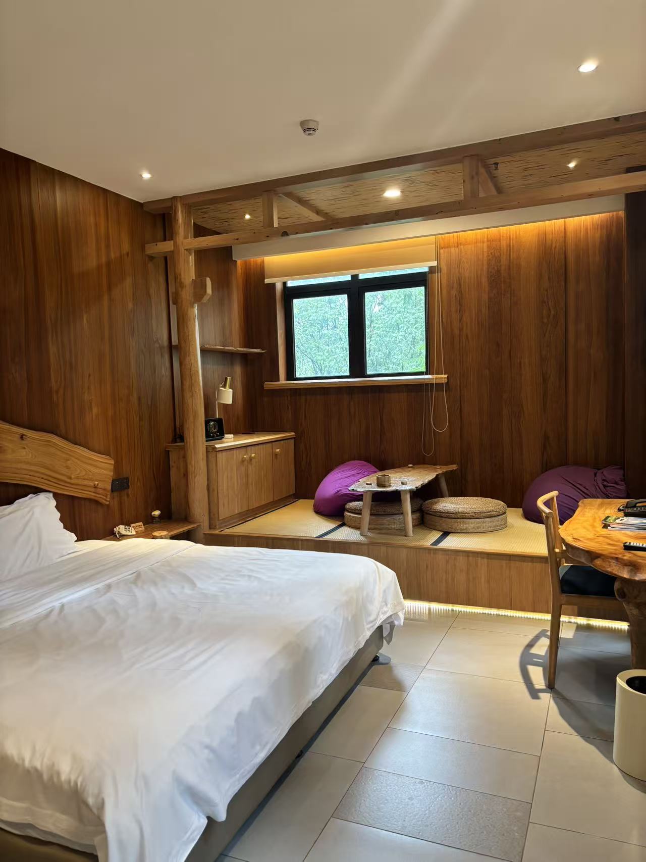 心隱.攬月雅榻大床房【品茗茶臺】【全屋地暖】