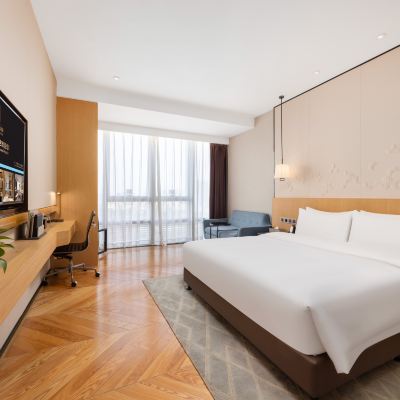 舒適大床房-輕奢風格+電動窗簾 佛山百利達酒店優惠