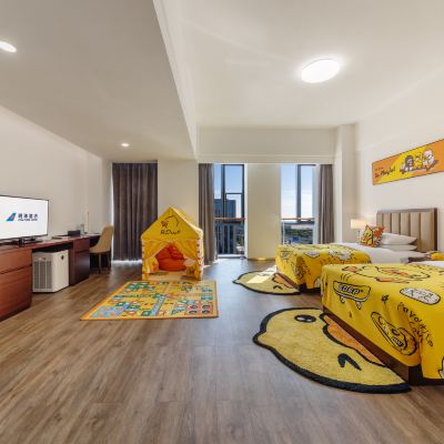 小黃鴨 · 家庭親子雙床房 北京明珠飯店（北京大興機場店）優惠