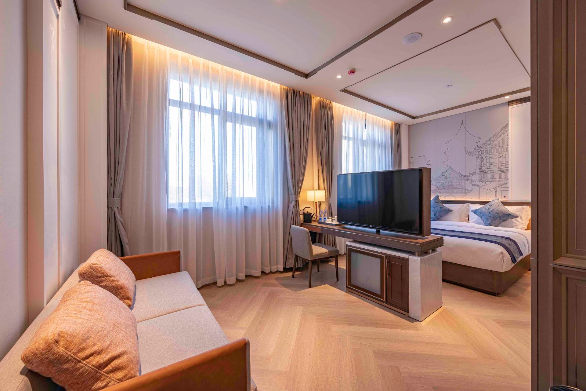 Qing Feng Ya Zhu Executive Double Bed Room