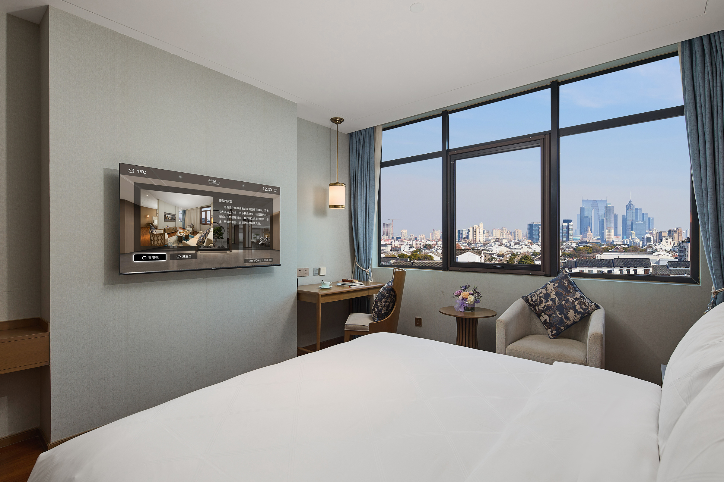 东方之门景观大床房（可投屏液晶电视）
