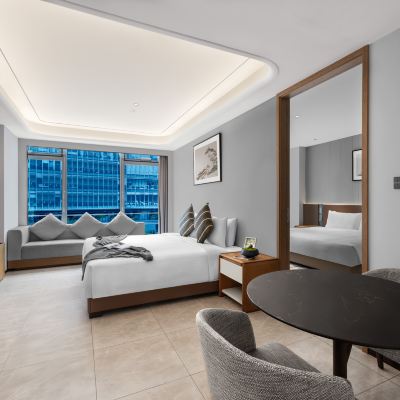 行政家庭套房 ‖雙臥+全套廚具+冰箱 成都盛捷高新服務公寓優惠