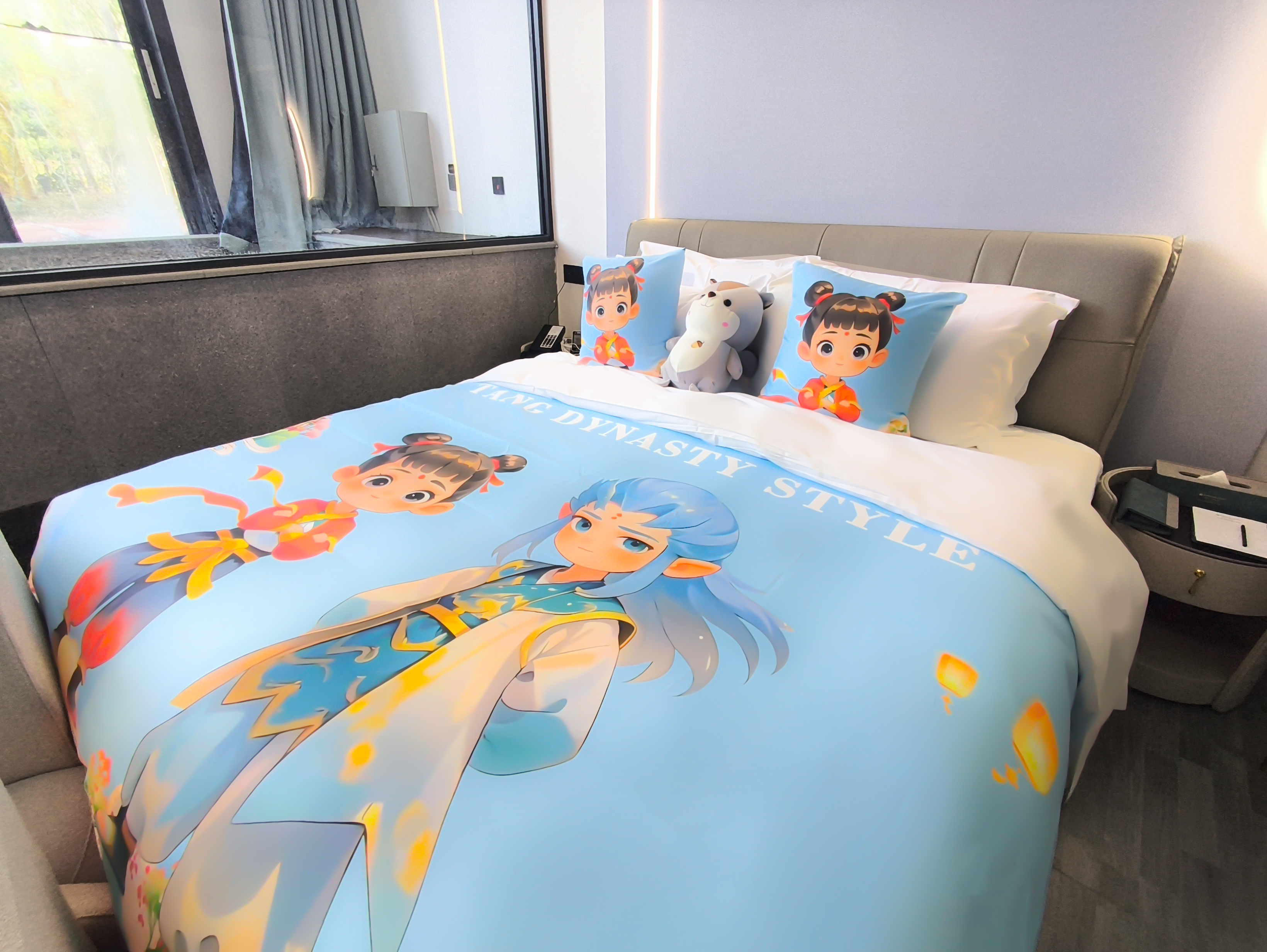 复式亲子直通漂流河房（独立泡池）