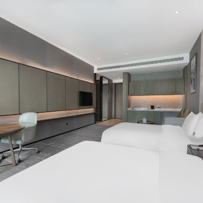 雪遙行政湖景雙床房 廣州融創堇山酒店優惠