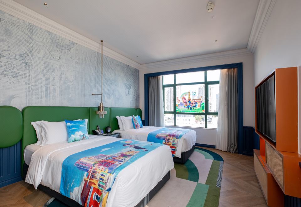 奇趣戏梦剧场AI亲子主题房-双床