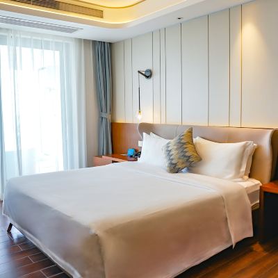 海天一線海景套房兩房一廳（獨立觀海陽台+主臥看海+地標景觀+洗衣機） 三亞天成中央海岸海景飯店優惠