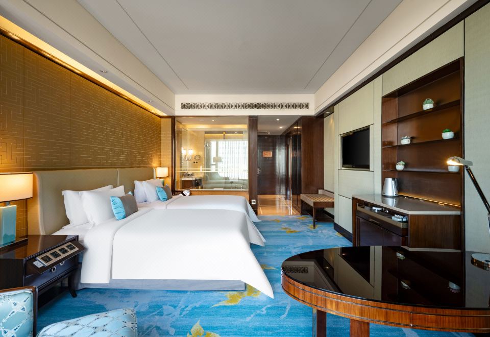 豪华城景双床房