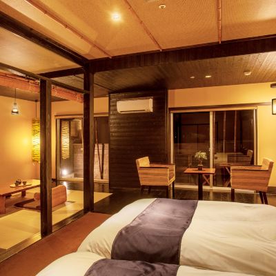 【禁煙】スーペリア和洋室ツイン 内風呂あり 湯快リゾート 湯村温泉 三好屋 クーポン