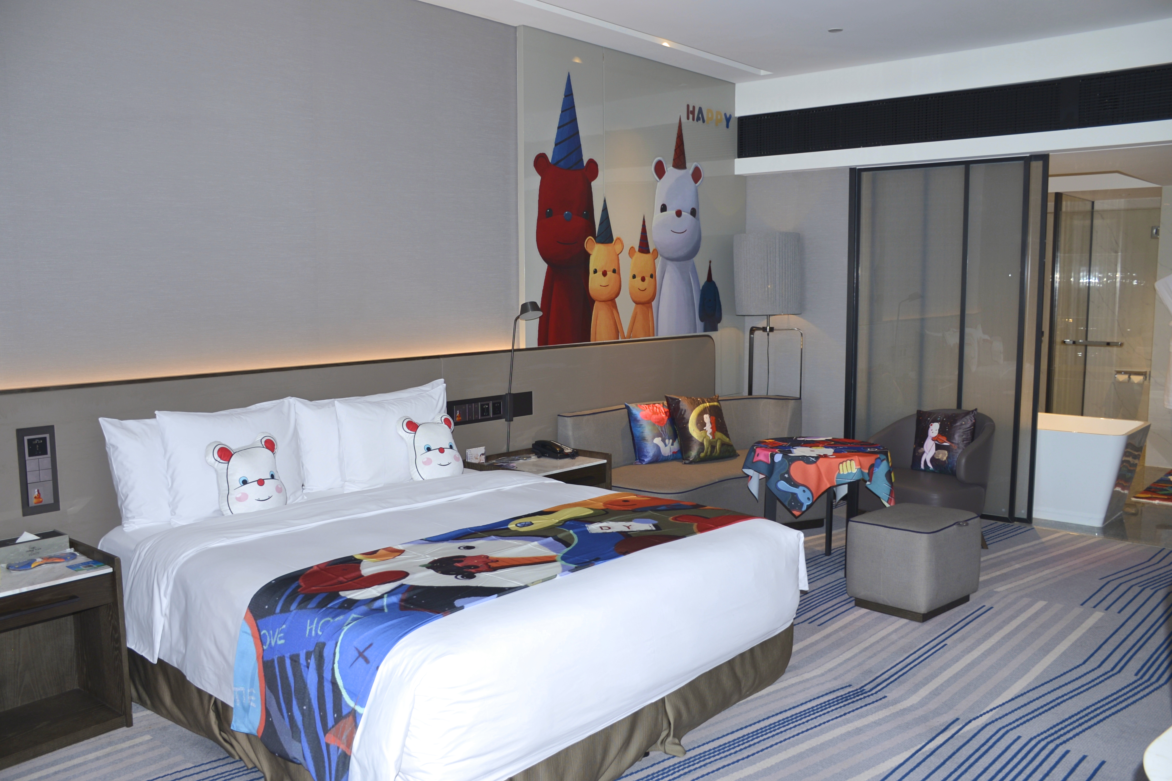 潮流艺术主题豪华海景房