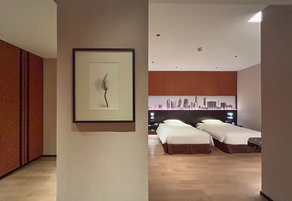 The Mulian GuangzhouBusiness Twin Suite (Comfortable Sleep + Leisure Office)