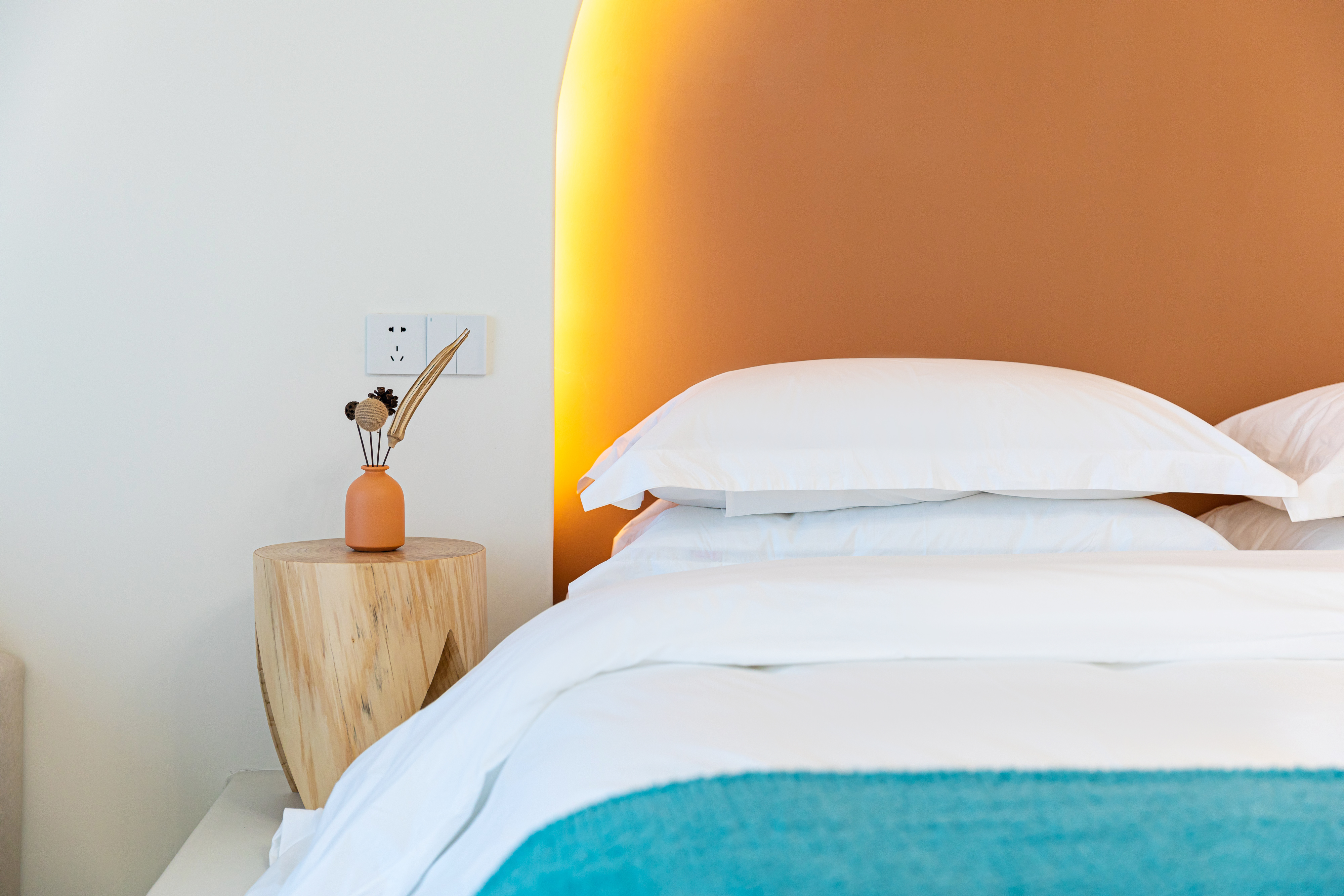 蜜桃-180度全景大床房（私享庭院+100寸投影+休闲沙发区+智能马桶）