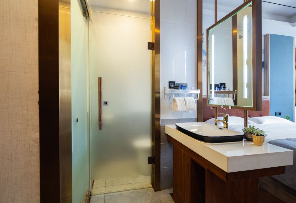 新中式大床房（全身镜+暖气开放）