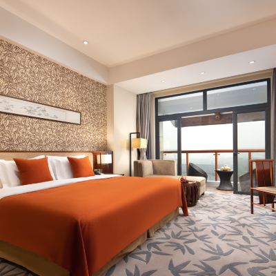 園景·陽台大床房 天目湖御水温泉度假酒店優惠