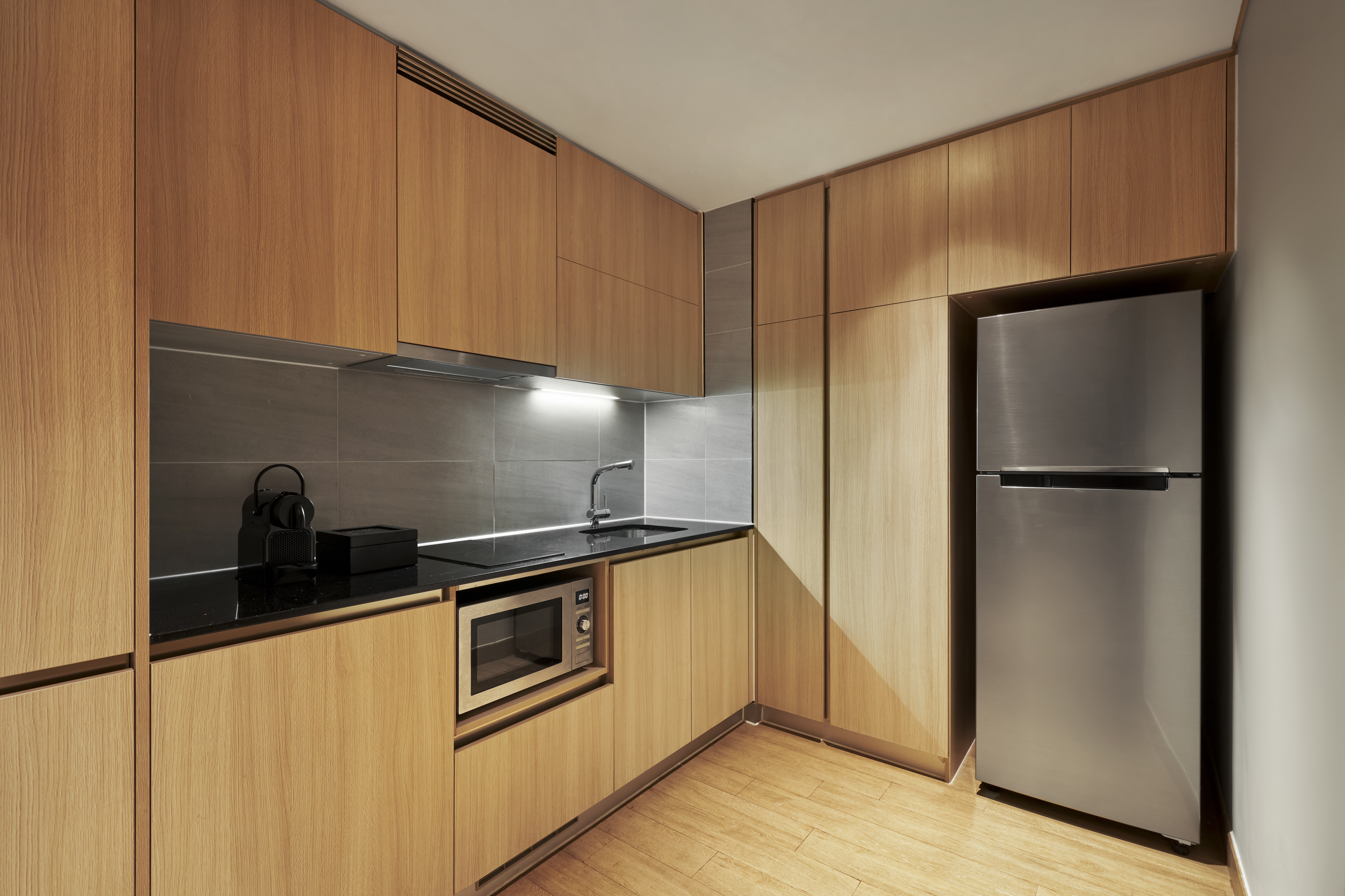 长滩景观特大床公寓