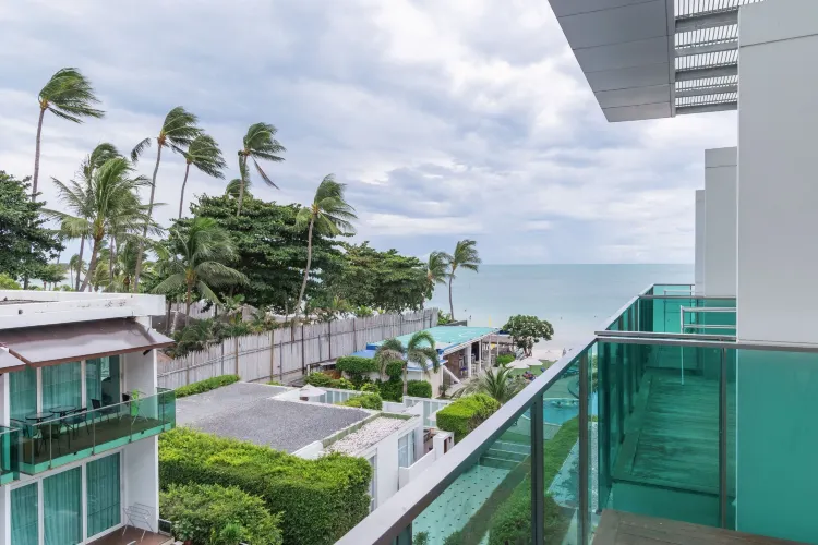 ห้องวิวทะเลพร้อมระเบียง