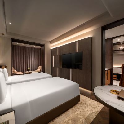 御奢·鉑亞雙床房「會客沙發＋私享浴缸＋輕氧加濕器」 齊齊哈爾御楓飯店（齊齊哈爾火車站店）優惠