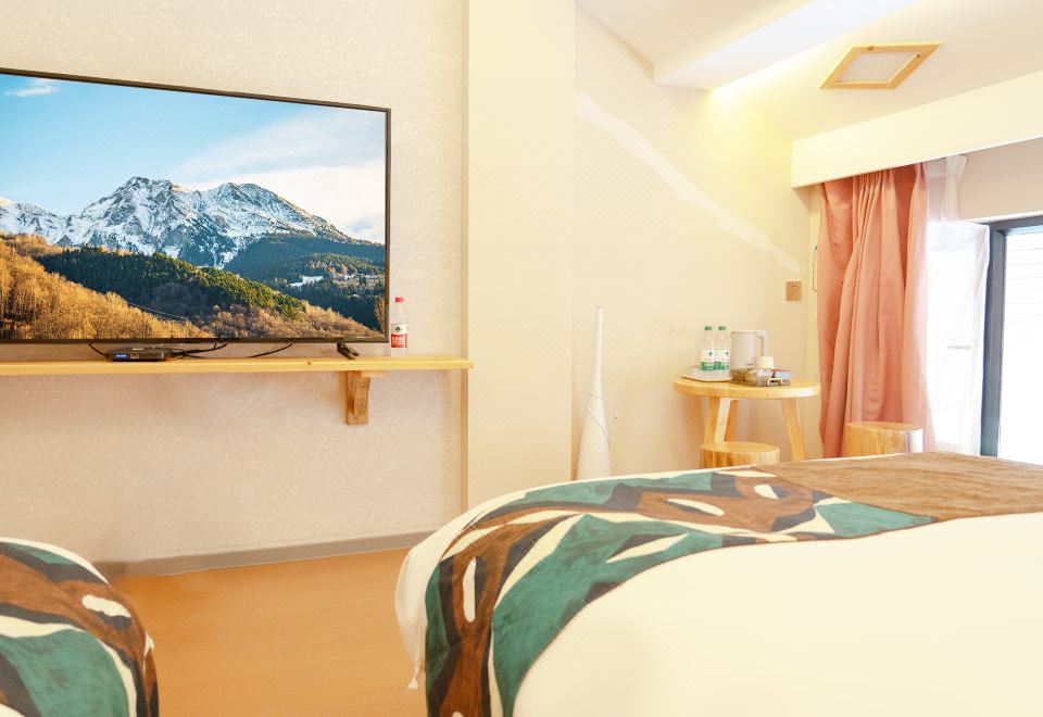 山嵐·頂樓精品雙床房（電視機+慕思床墊+智能馬桶）