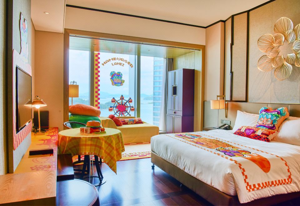 汉堡萌趣亲子主题海景大床房（一线海景+童趣欢乐）
