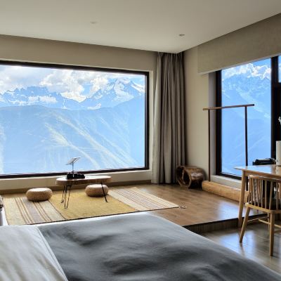 棲山·雪景270°大床房（寵物友好） 雪山醒來飯店優惠