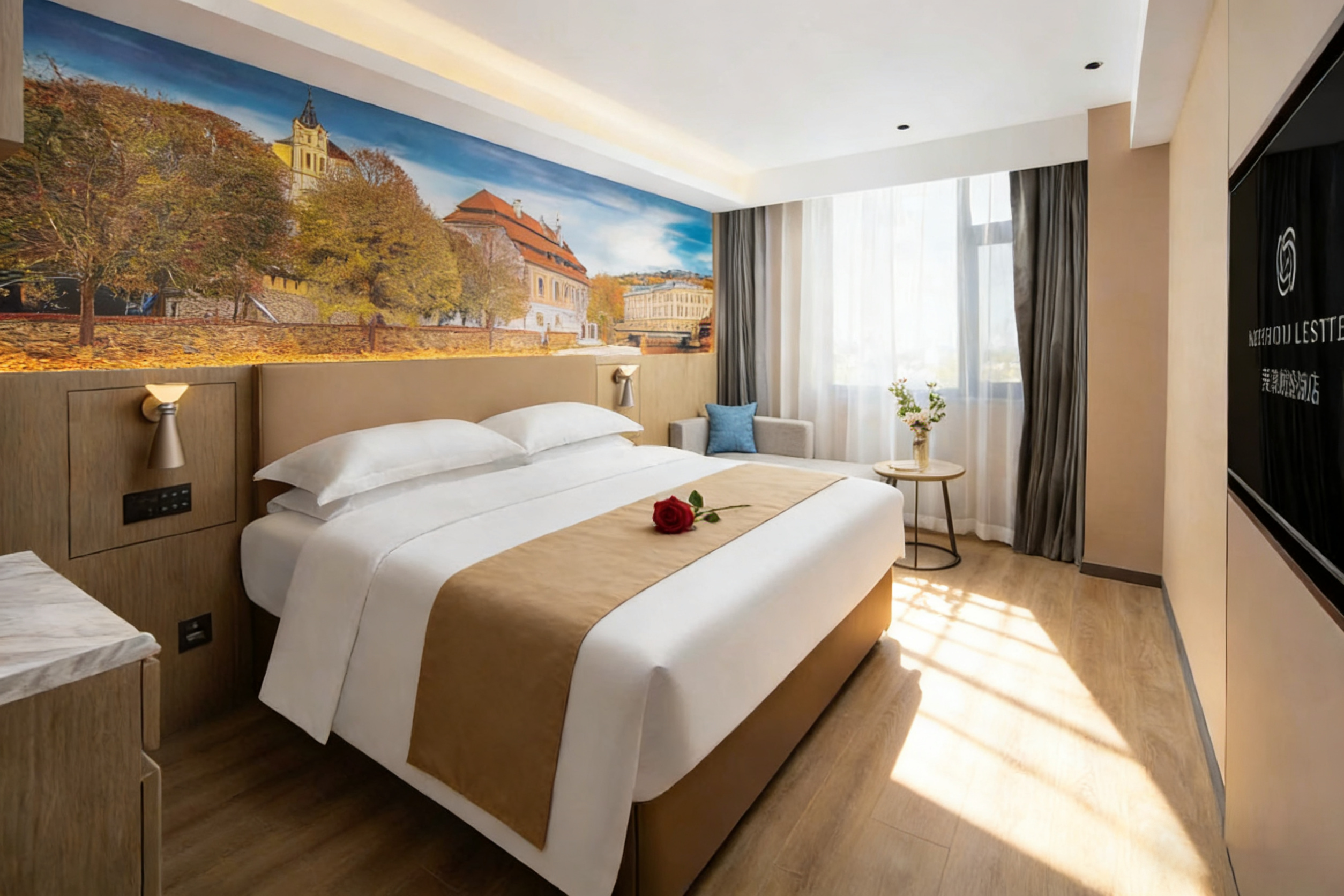 如悦山景大床房