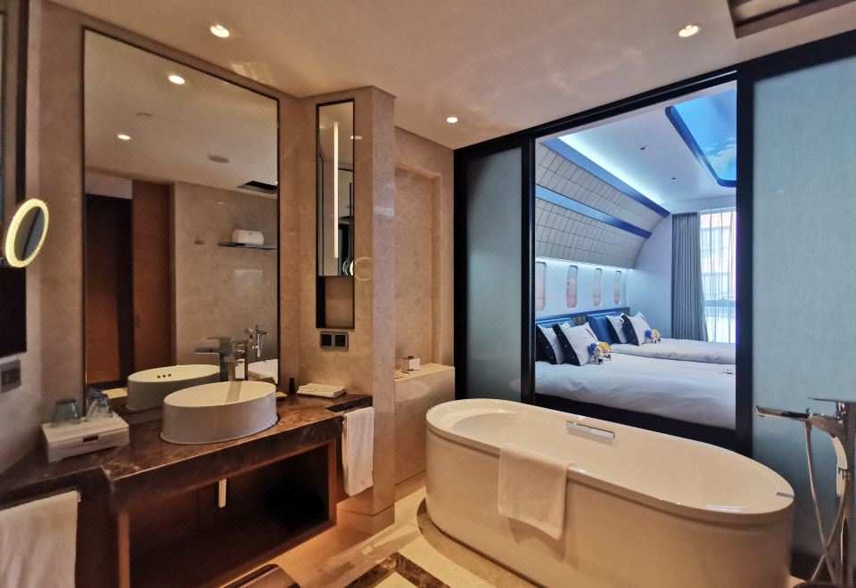 云端亲子商务舱双床房