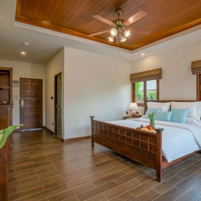 池景大床房 貓小伊-清邁梅花鹿泳池度假村優惠