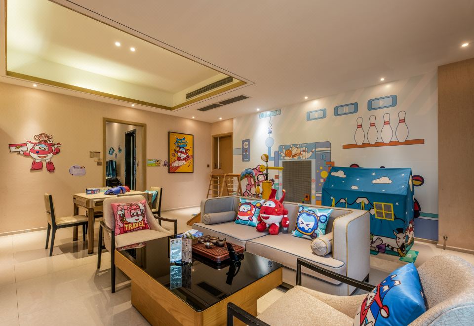 Yuetianxia Hot Spring HotelSuper Wings Waterside Hot Spring Villa One-Bedroom One-Living Room - Private Tub