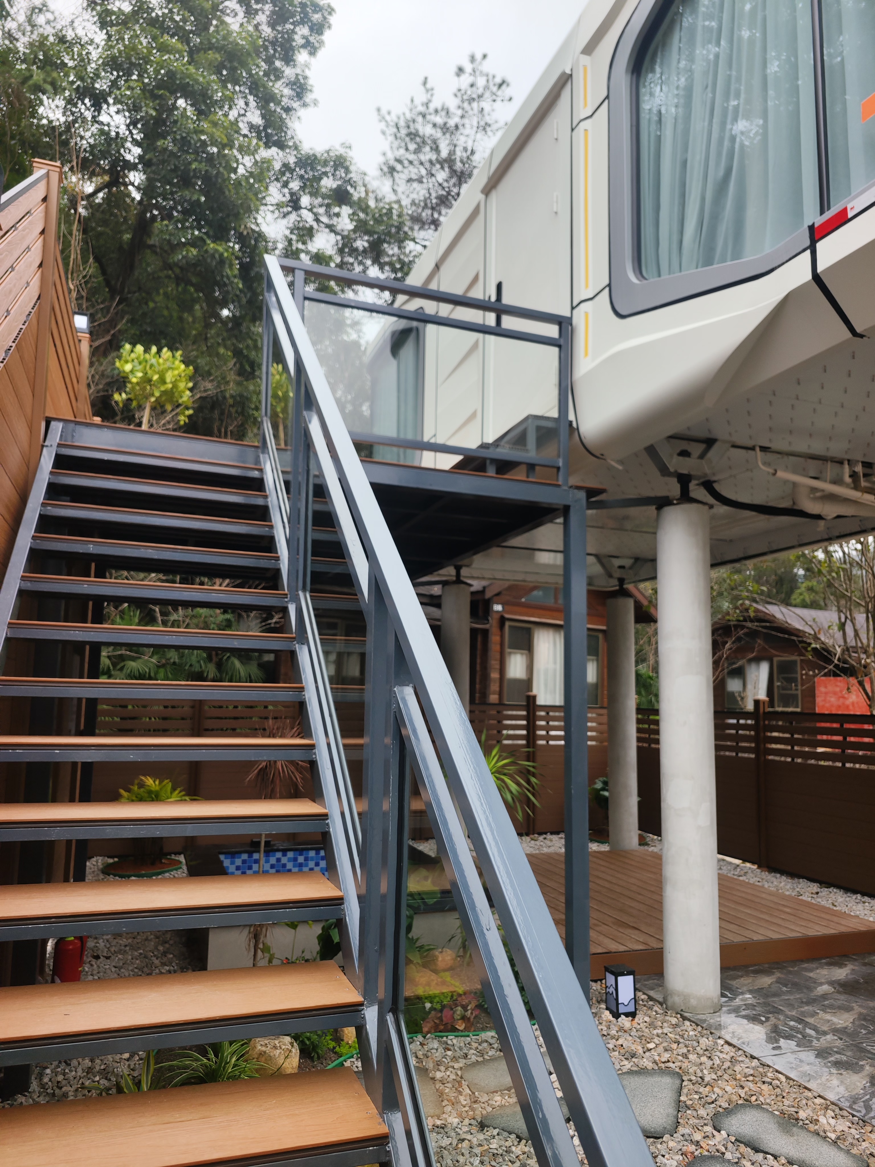 天秤座山景套房+独栋庭院+温泉泡池+全景大露台+烧烤