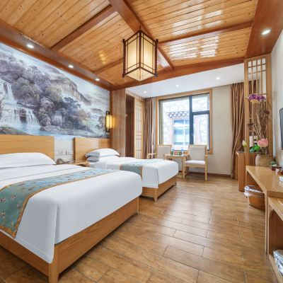 墨雅軒豪華雙床房（全屋地暖） 四姑娘山聖地映像飯店優惠