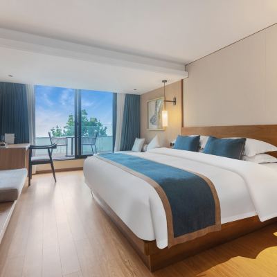 豪華露台大床房（帶露台+浴缸+膠囊coffe機+mini吧） 普陀山開元觀堂優惠