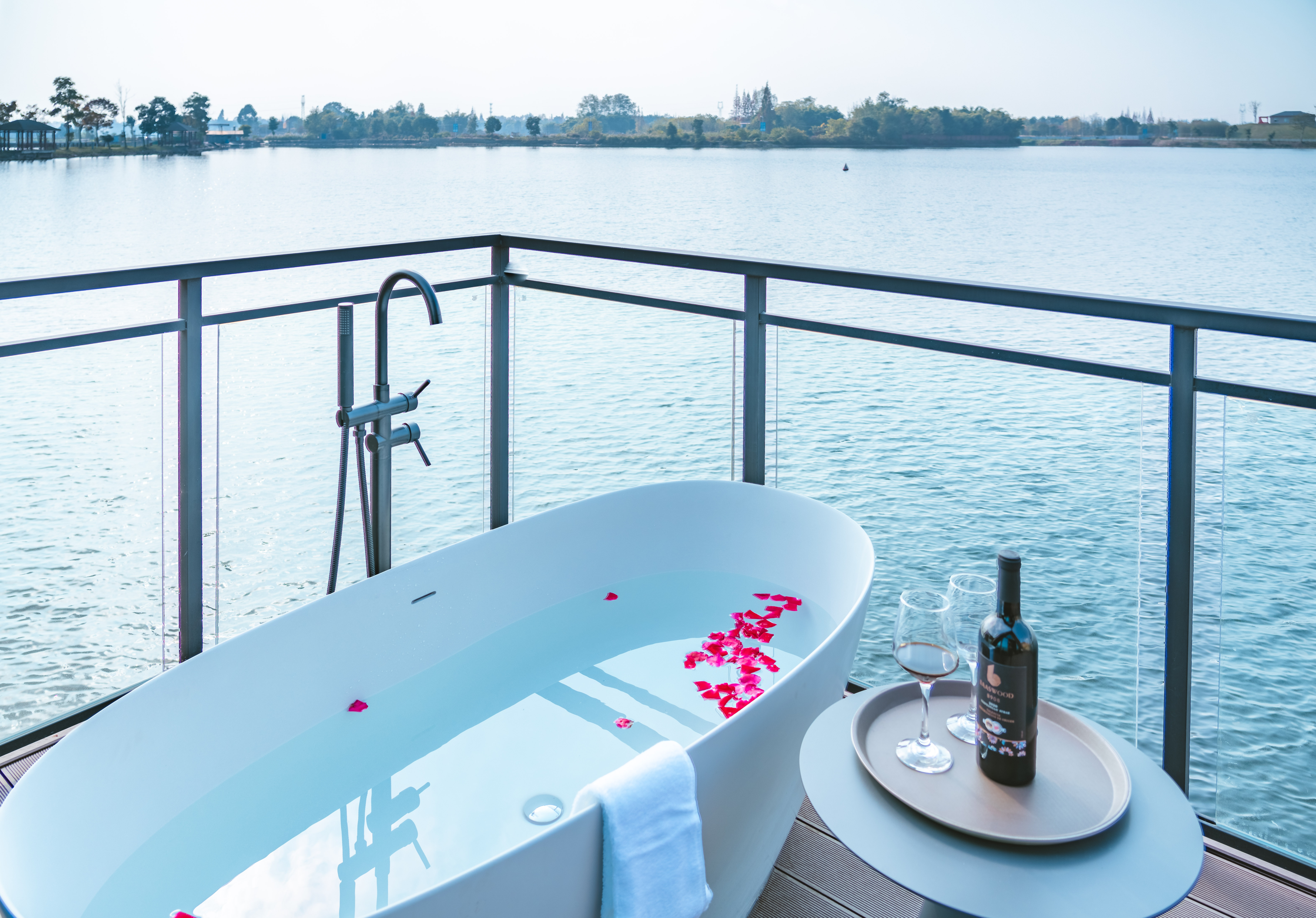 Yunfuli Yunsu Dayi Xihu Yundao云海·360°湖景舒雅大床房「湖景阳台浴缸·湖景花园」
