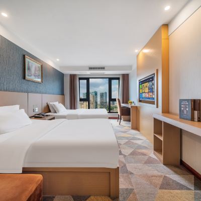 暮舍全景雙床房 布宮酒店（重慶愛琴海店）優惠