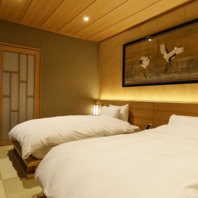 【碧川閣】半露天風呂付客室（清凉の間） 京都　嵐山温泉　渡月亭 クーポン