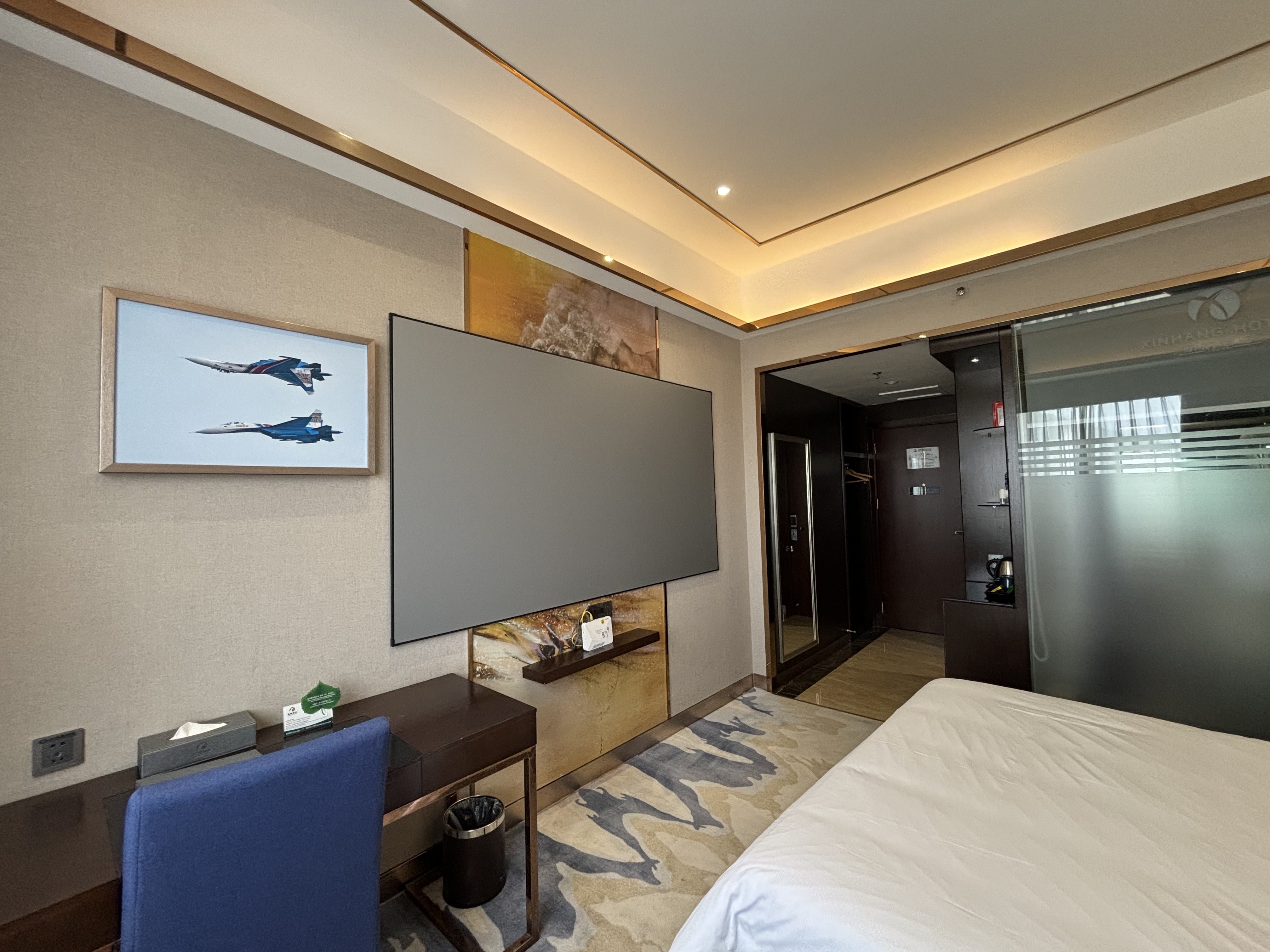 机翼.巨幕影音大床房