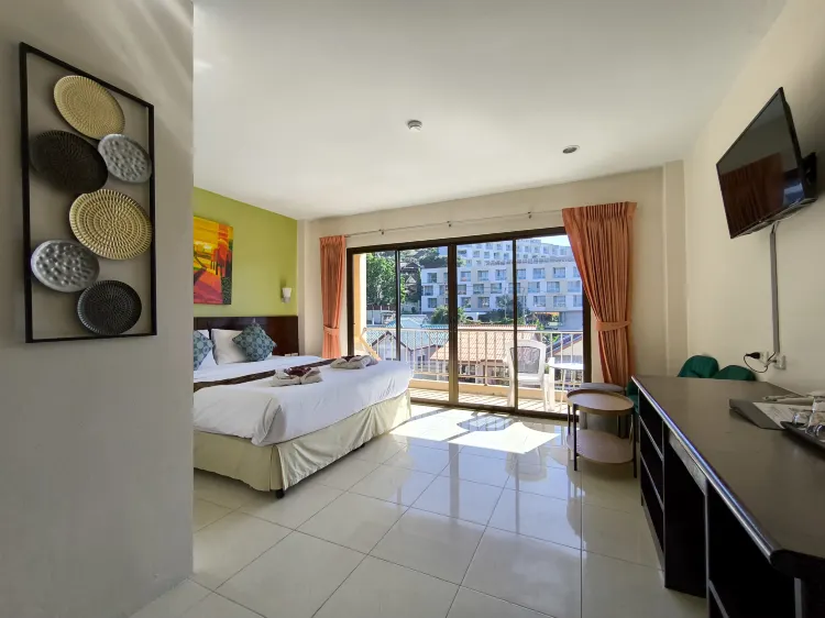 ห้องเตียงดับเบิลวิวภูเขา