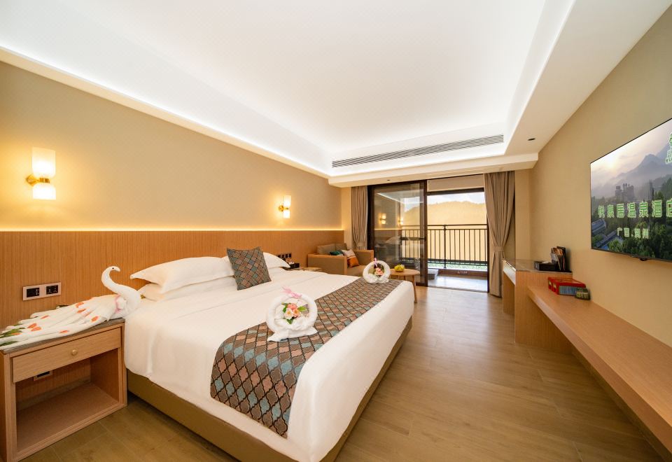 悦泉居温泉大床房I独立泡池