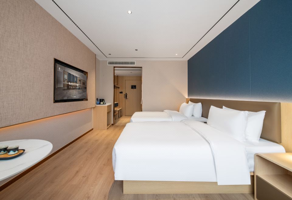 悦眠双床房【智能客控+55寸电视+智能马桶＋采光通透】