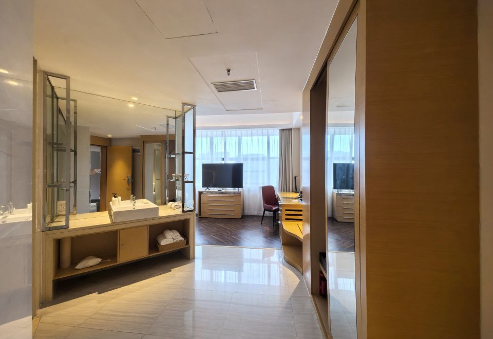 時尚大床房（功夫茶具+助眠床品）