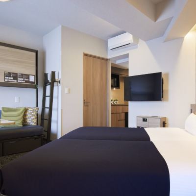 適度房間（3張床和銀行床） Minn 葛西 飯店公寓優惠