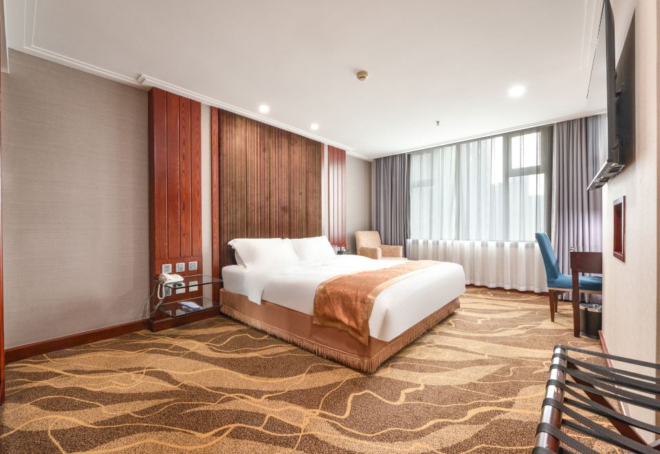 凌空豪华大床房 | 休闲沙发+深睡床品+mini冰箱