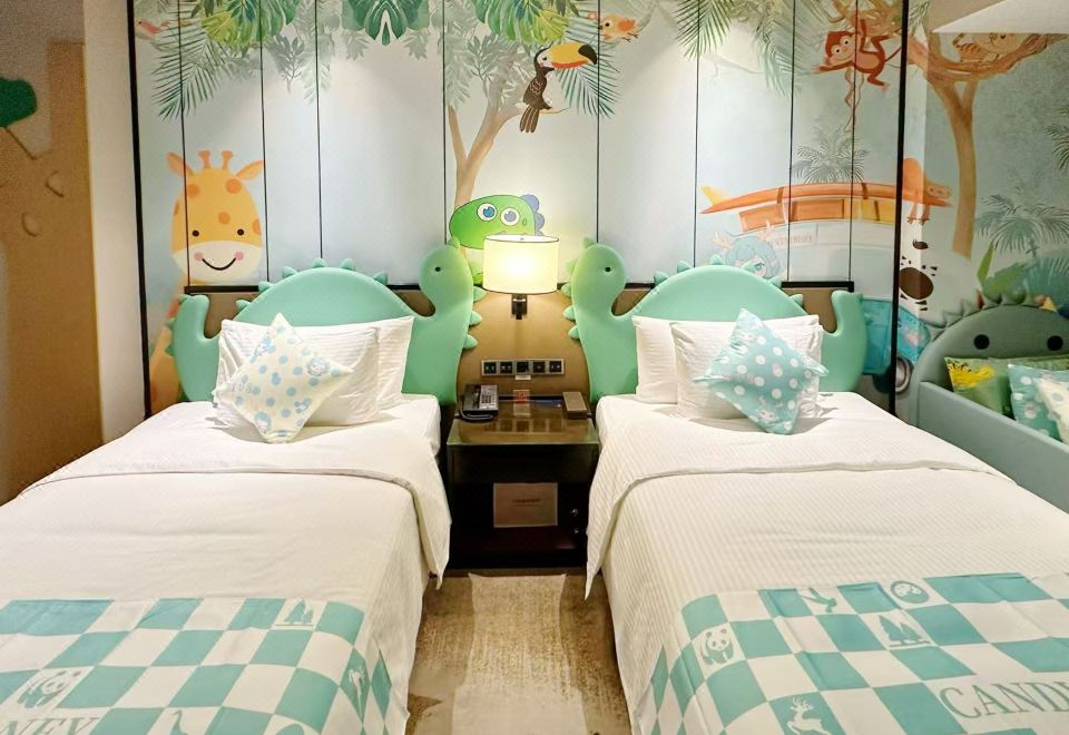 梦游XIAN境主题家庭房（小恐龙床）