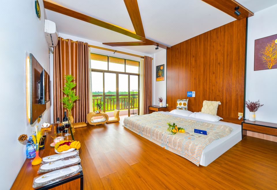 眺海·牧野榻榻米大床房（私人庭院＋品茗休閑娛樂）