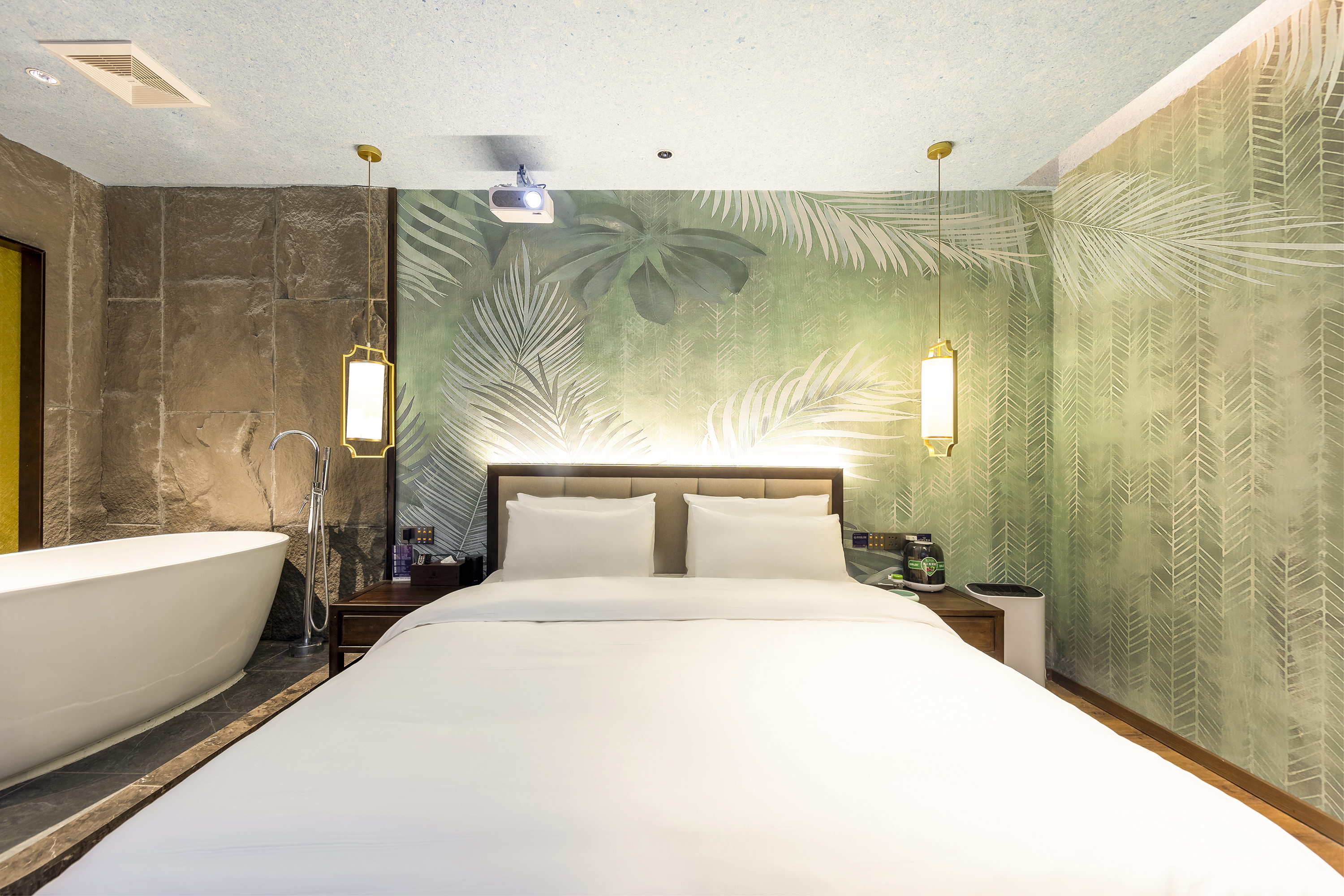 竹溪观影房（语音智控+超大投影+零压床垫）