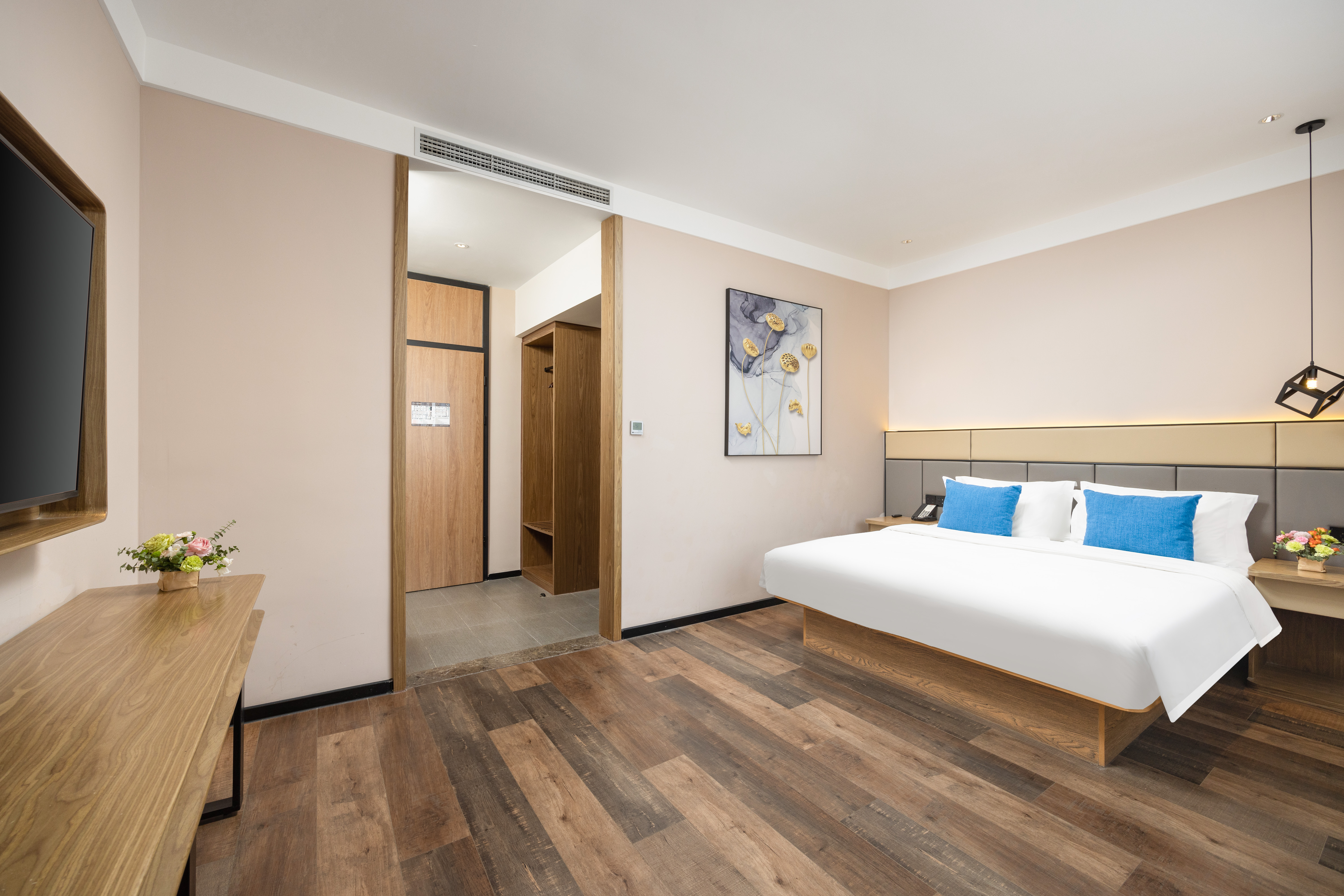 禧致·悠然城景大床房【180°城景+超大化粧镜】