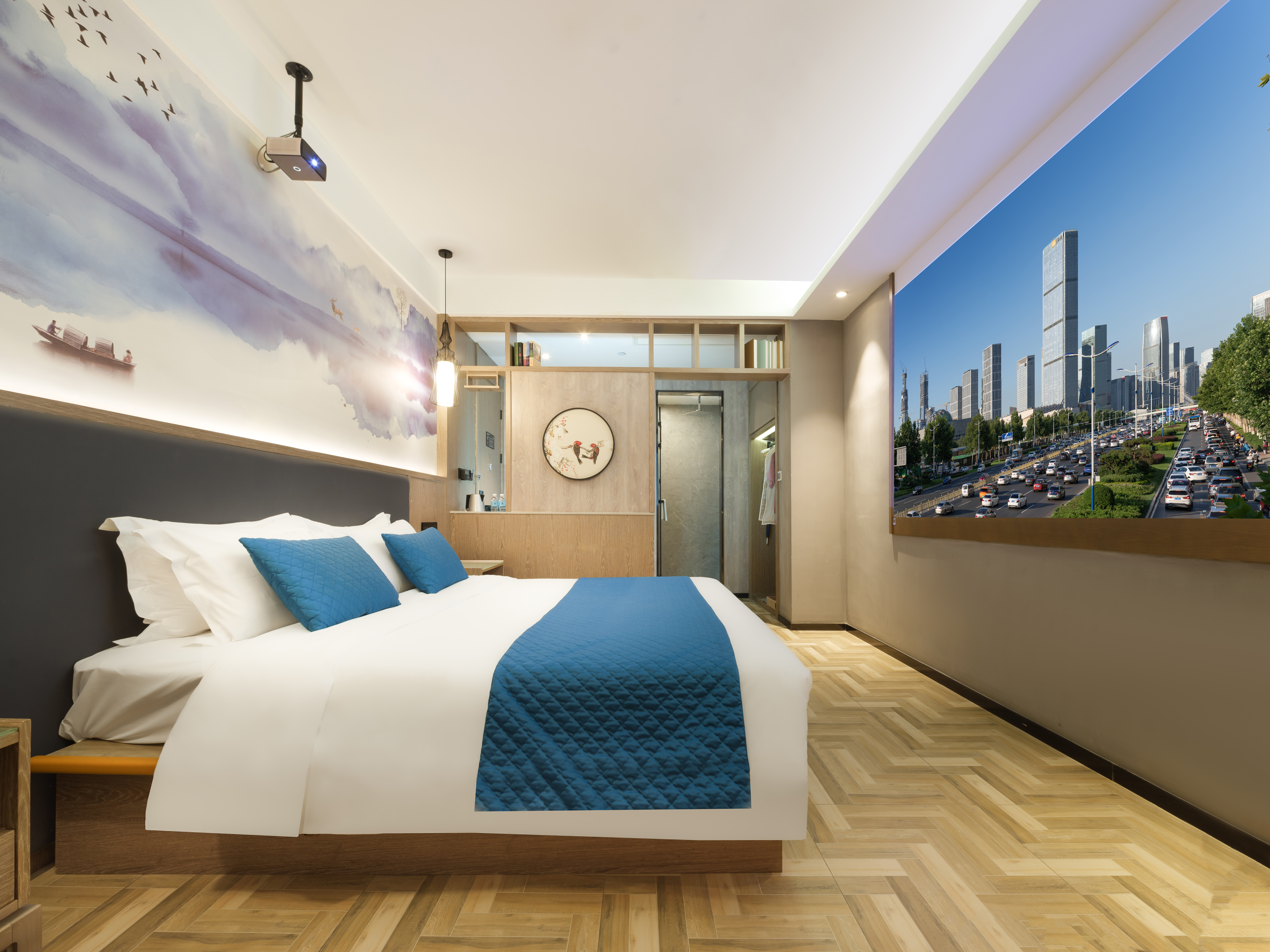 精致影院大床房（巨幕影咖+海量资源）