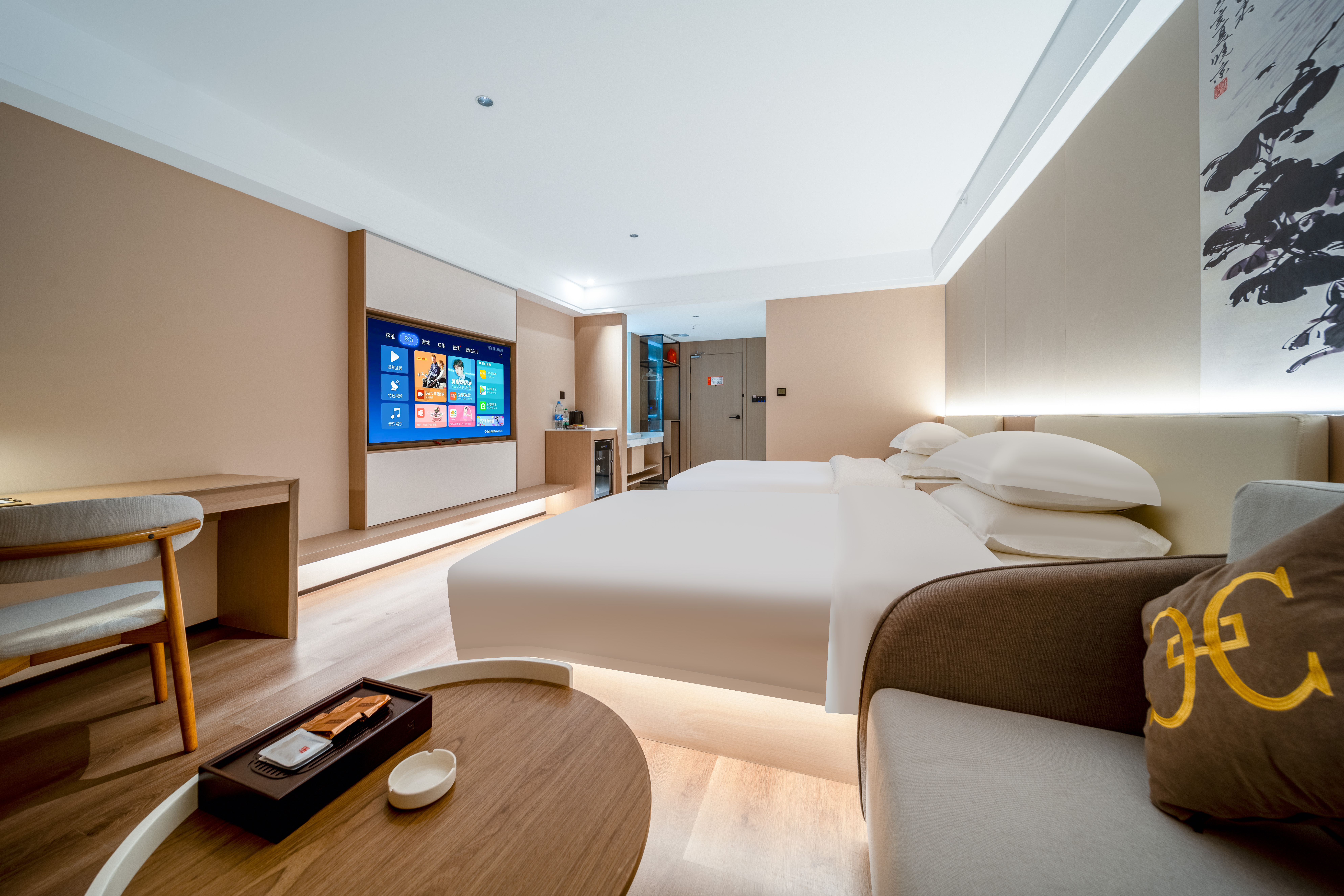 雅致特价双床房